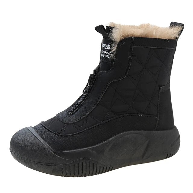 Emilia™WarmBoot - Waterproof, non-slip lace boots